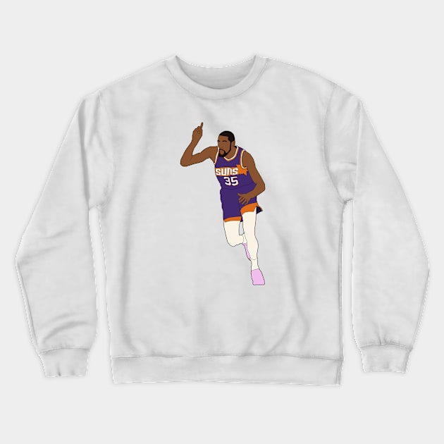 Kevin Durant Suns Minimal Crewneck Sweatshirt by whelmd